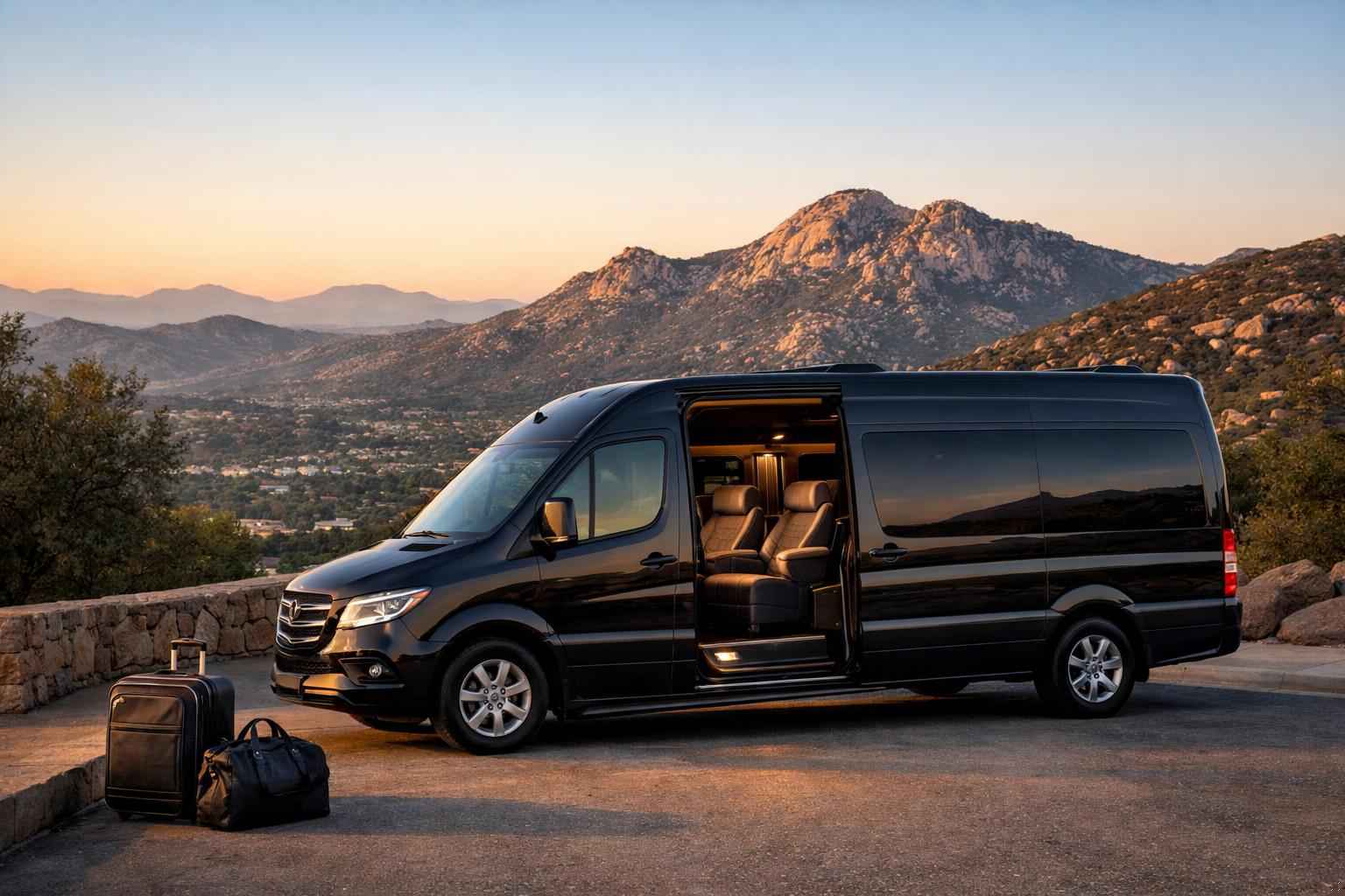 Passenger Van With Driver In Granite Hills California Granite Hills California Passenger Van Service