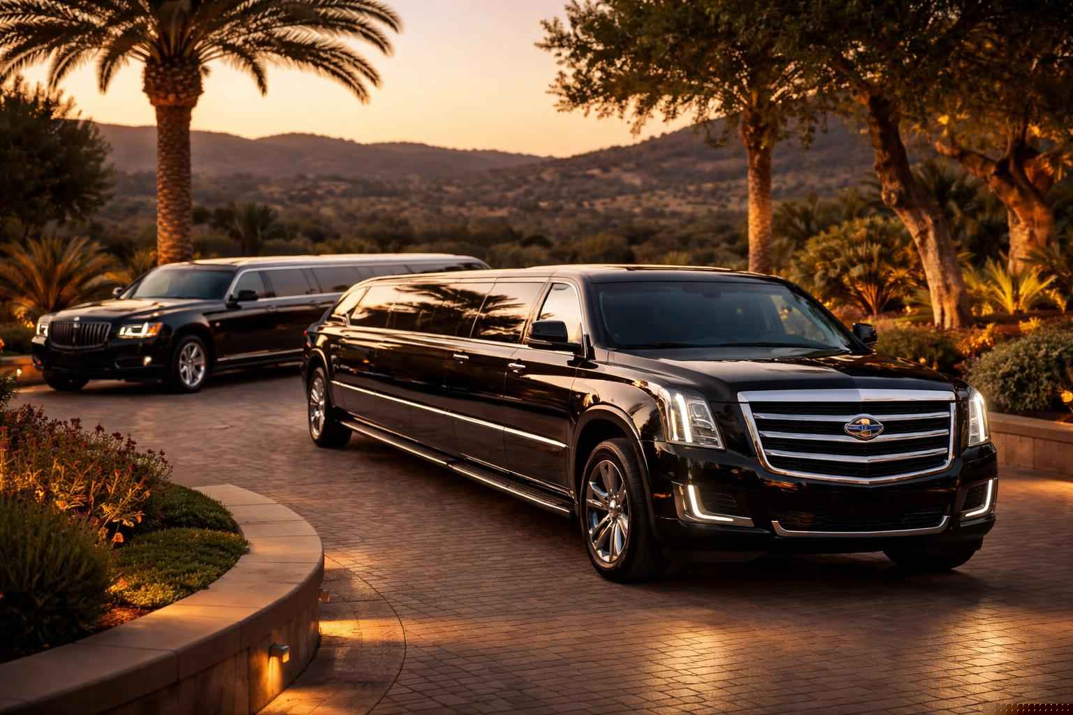 Hidden Meadows Ca Black Limos