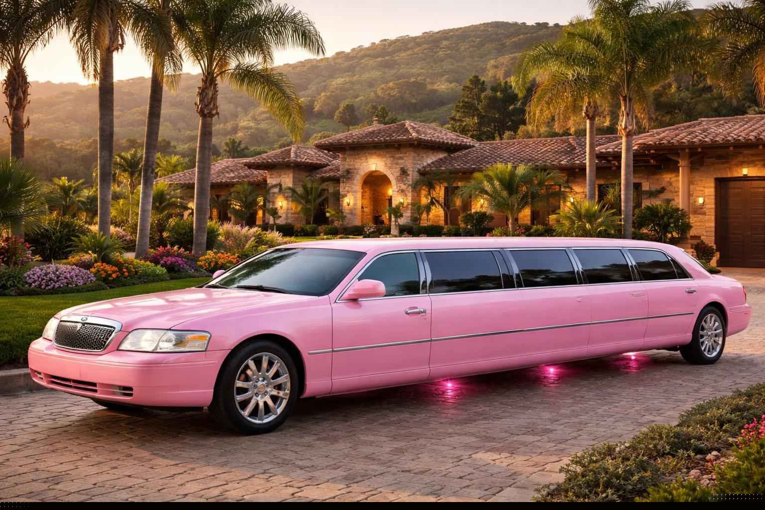 Hidden Meadows Ca Pink Limo Service