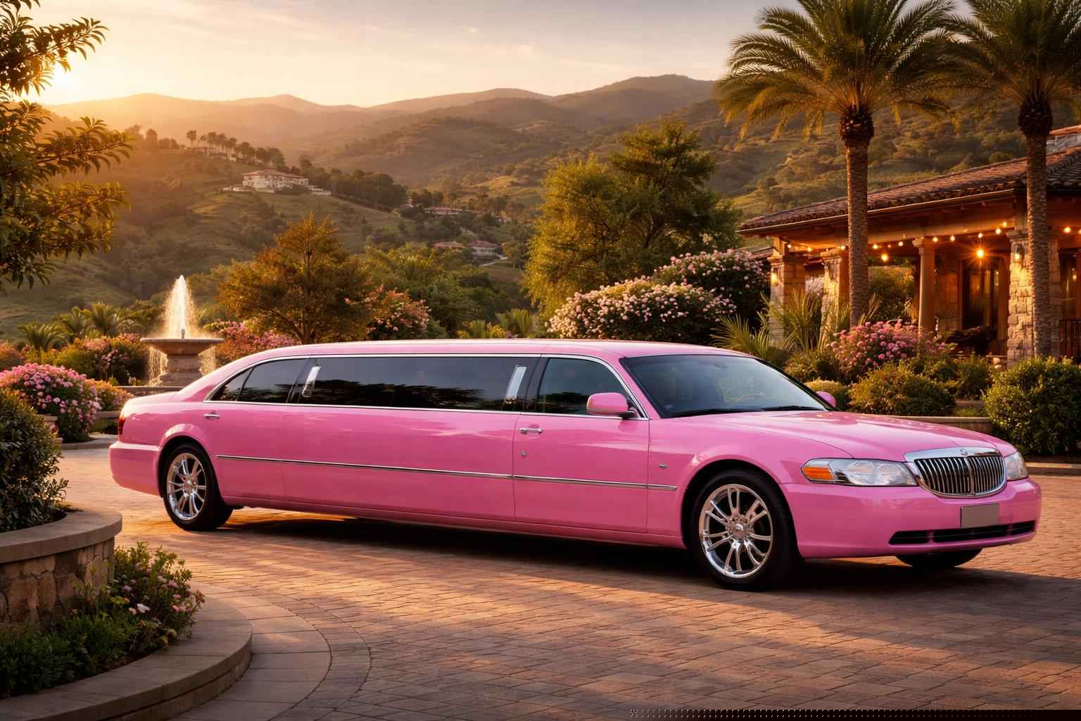 Hidden Meadows Ca Pink Limos