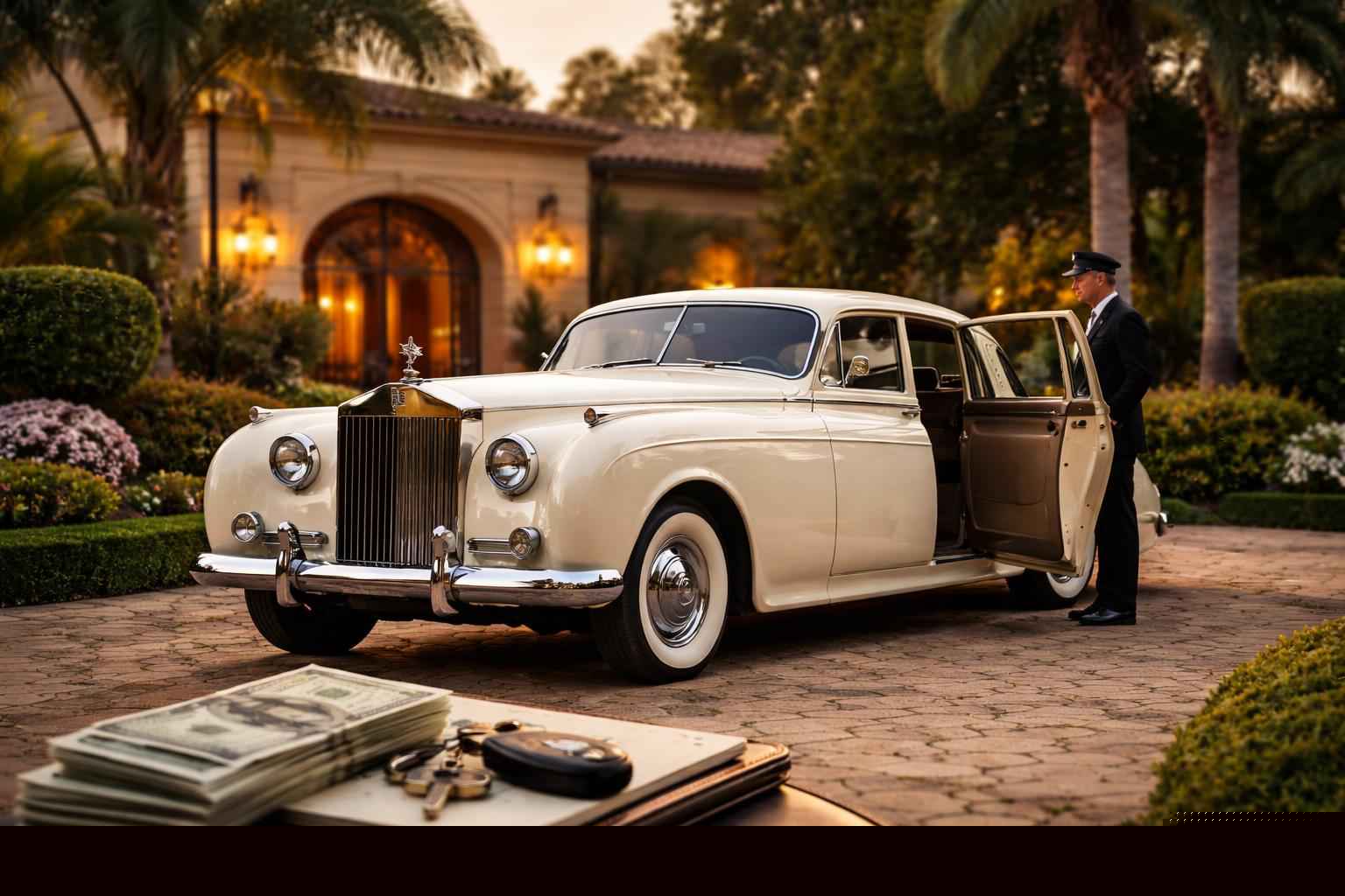 How Much Does Antique Vehicle Rental With Driver Cost In Fairbanks Ranch Ca?