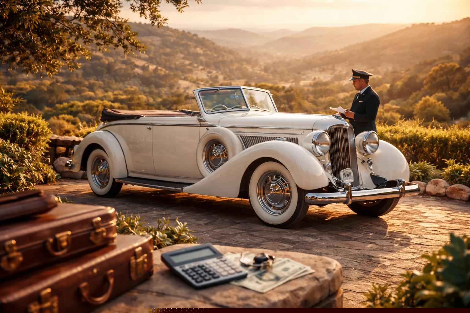 How Much Does Antique Vehicle Rental With Driver Cost In Hidden Meadows Ca?