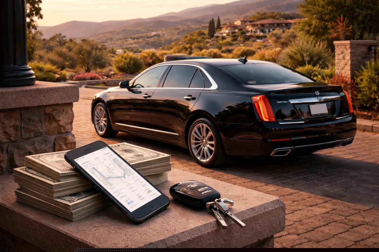 How Much Does Black Car Service Cost In Hidden Meadows Ca