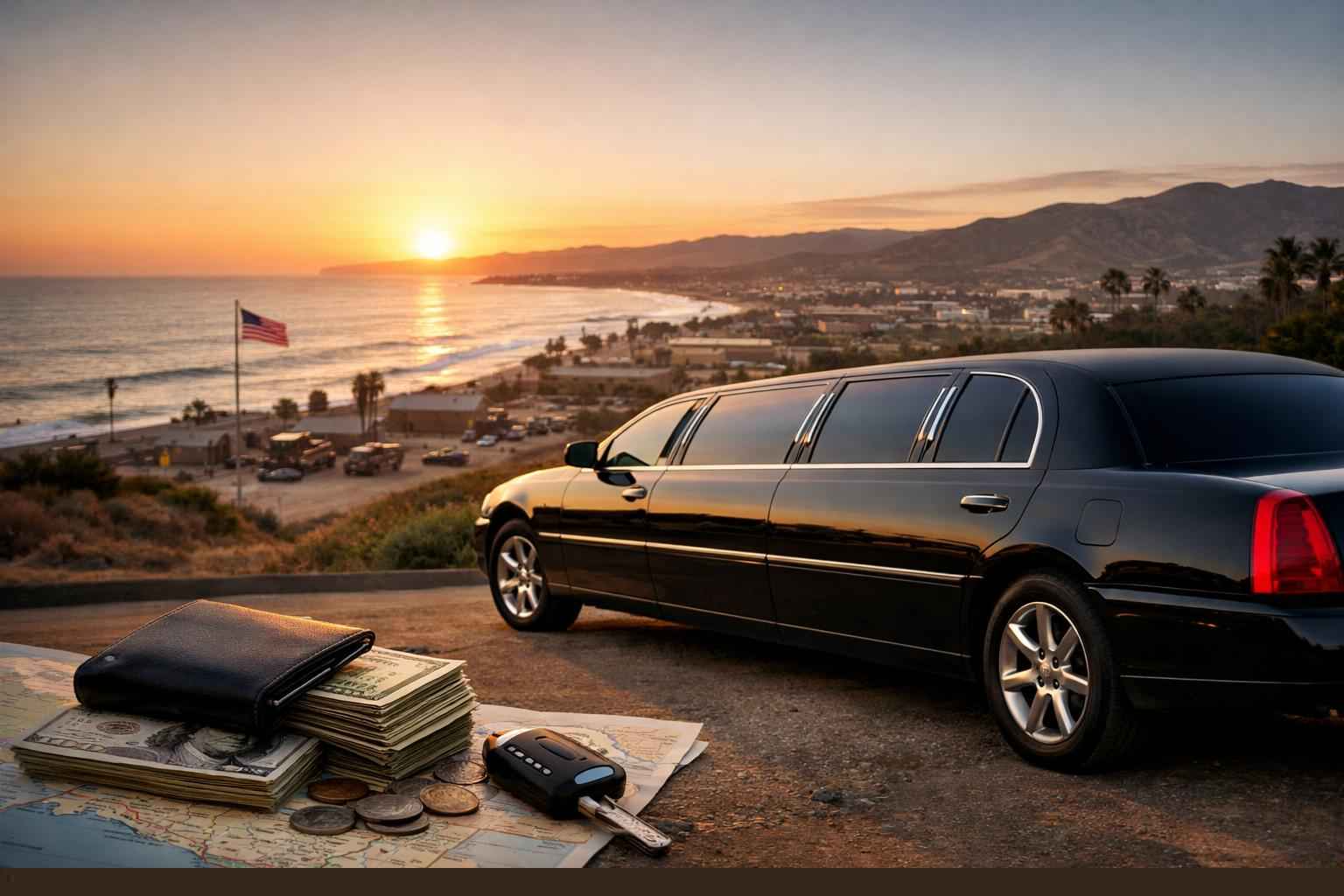 How Much Does Black Limo Rental Cost In Camp Pendleton South California?