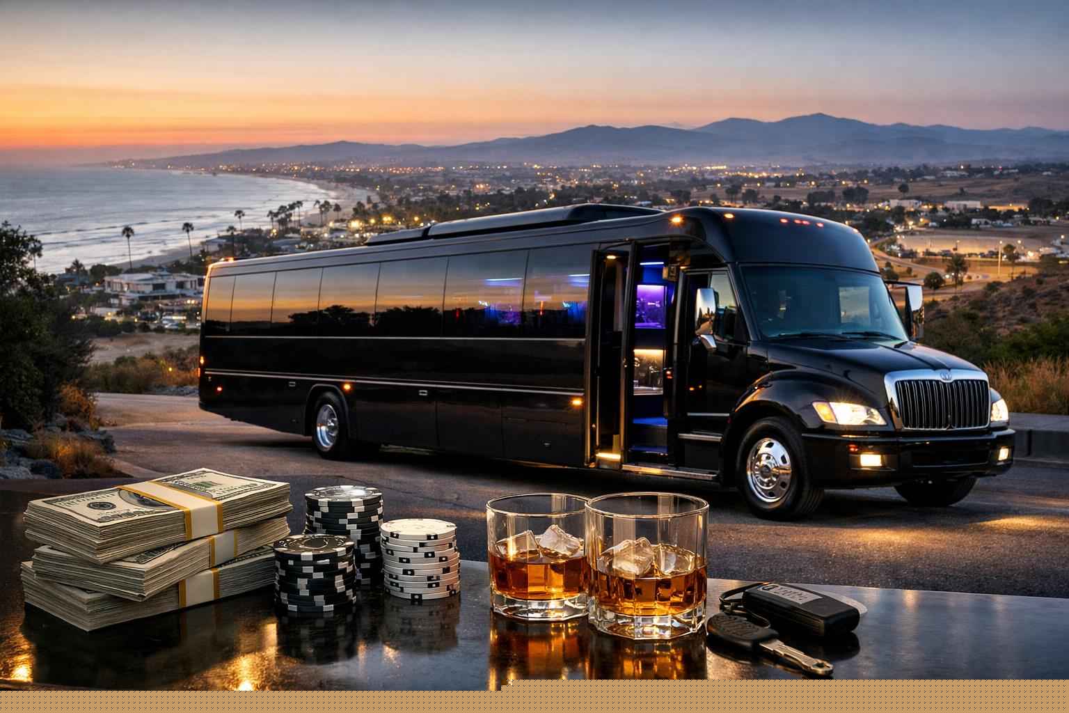 Black Party Bus Rental In Camp Pendleton Mainside California How Much Does Black Party Bus Rental Cost In Camp Pendleton Mainside California