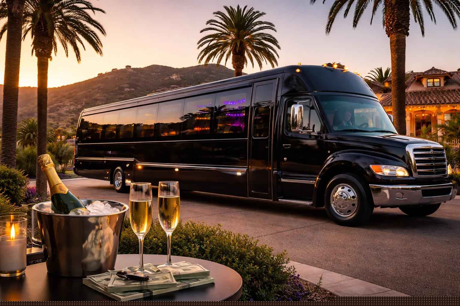 How Much Does Black Party Bus Rental Cost In Jamul California
