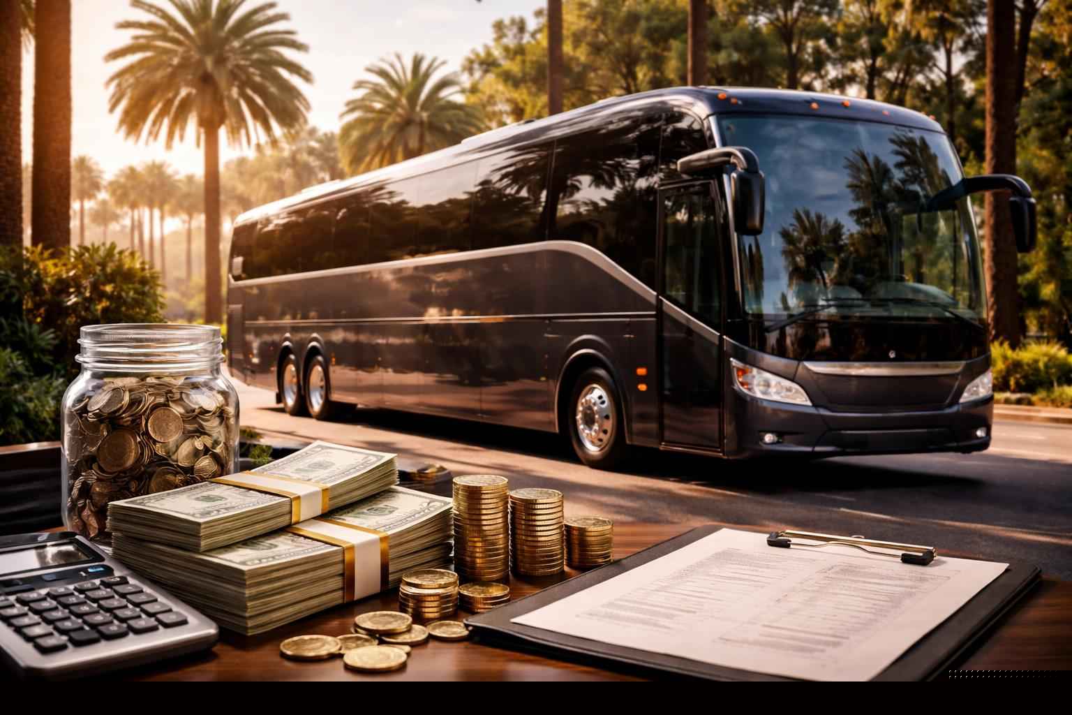 How Much Does Charter Bus Rental Cost In Bostonia California?