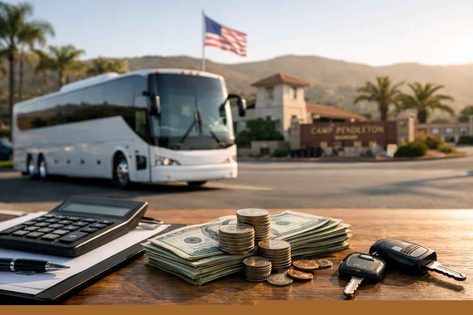 Charter Bus Rental In Camp Pendleton Mainside California How Much Does Charter Bus Rental Cost In Camp Pendleton Mainside California?