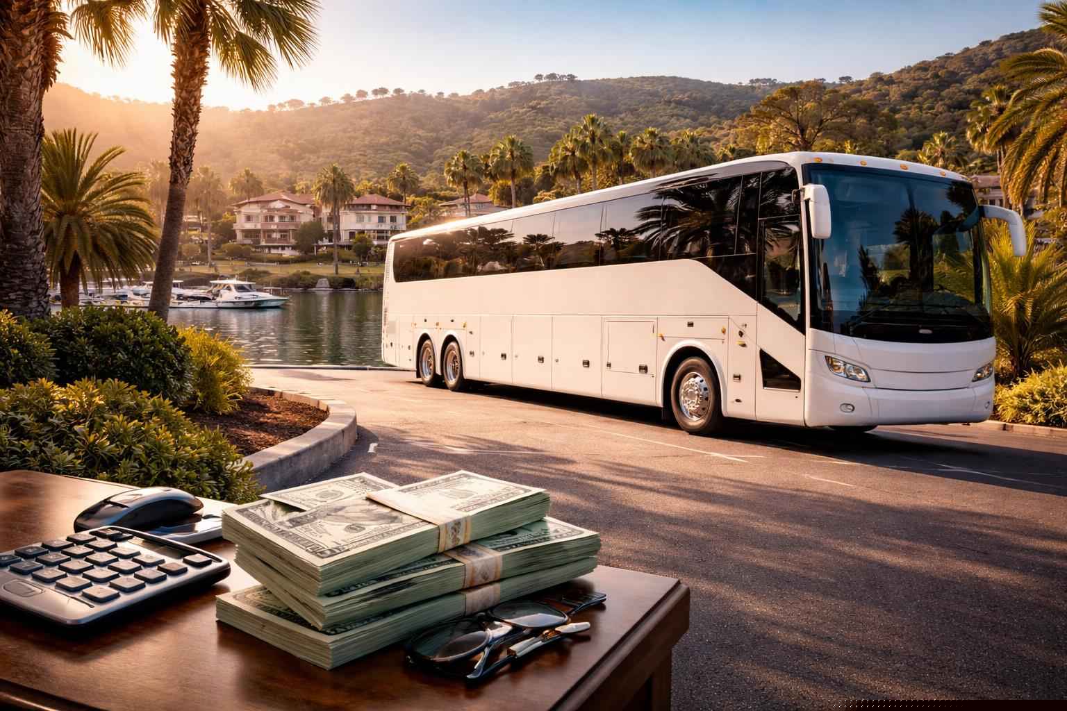 How Much Does Charter Bus Rental Cost In Lake San Marcos California?