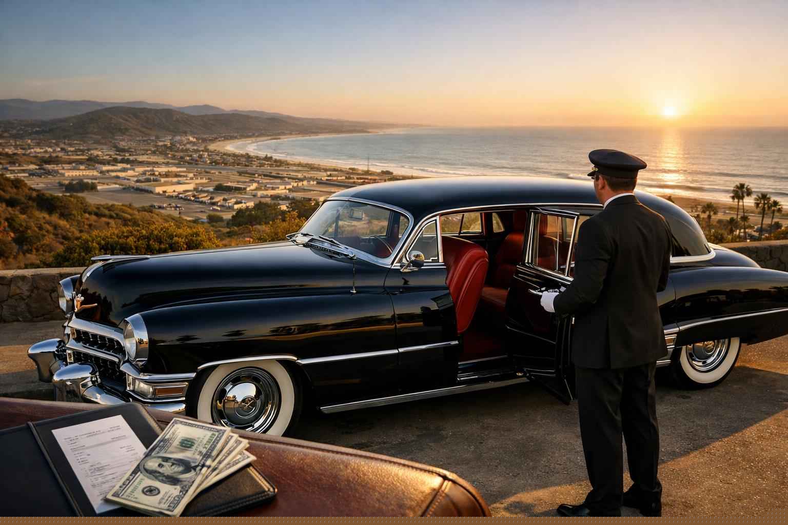 How Much Does Classic Car Chauffeur Service Cost In Camp Pendleton South California