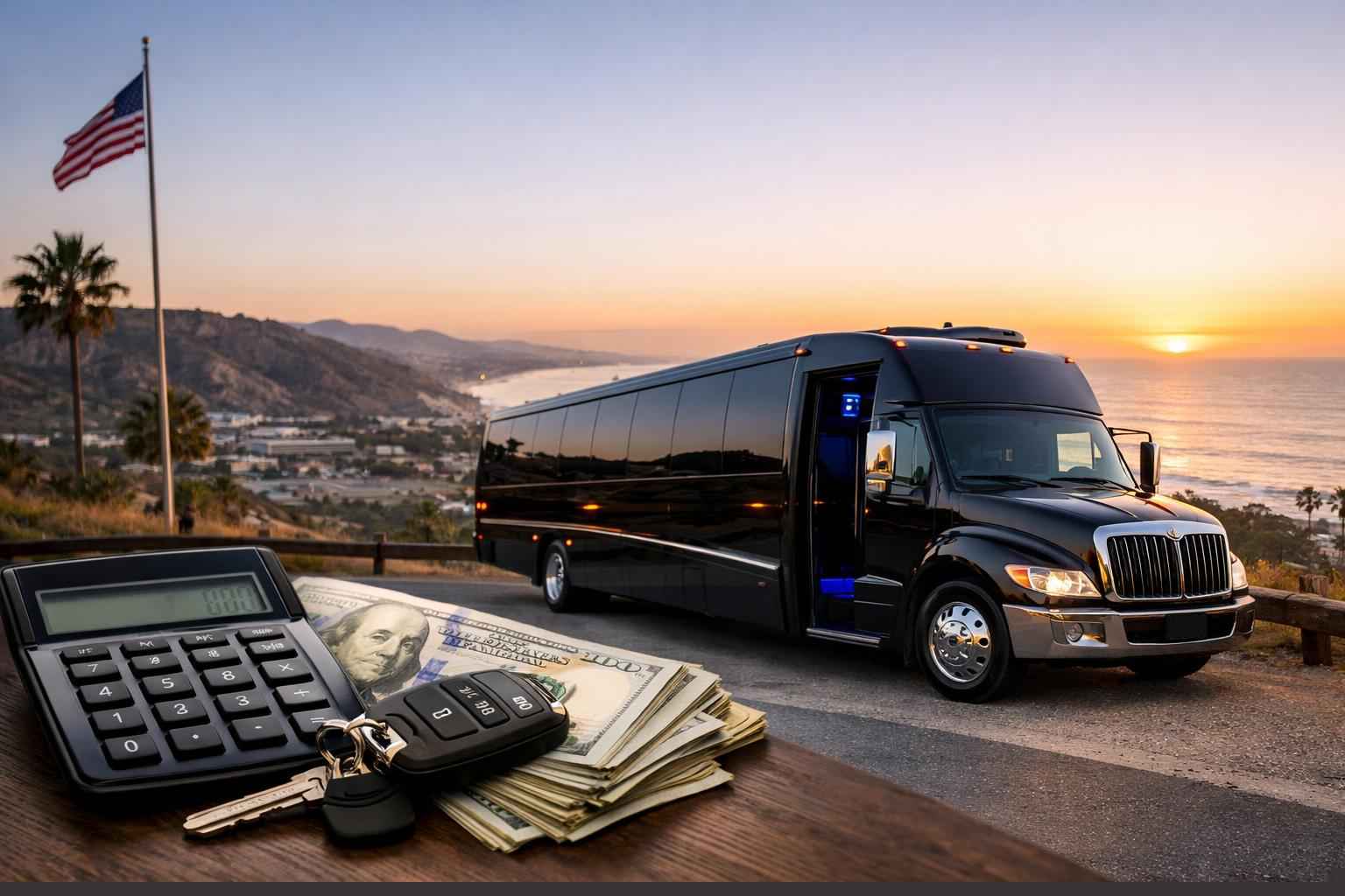 How Much Does Limo Bus Rental Cost In Camp Pendleton South California?