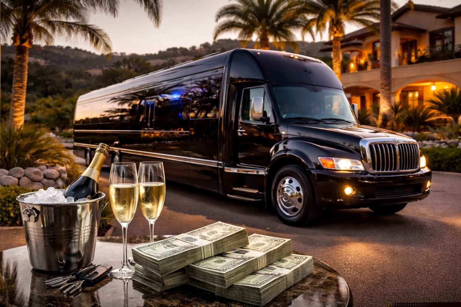 How Much Does Limo Bus Rental Cost In Jamul California?