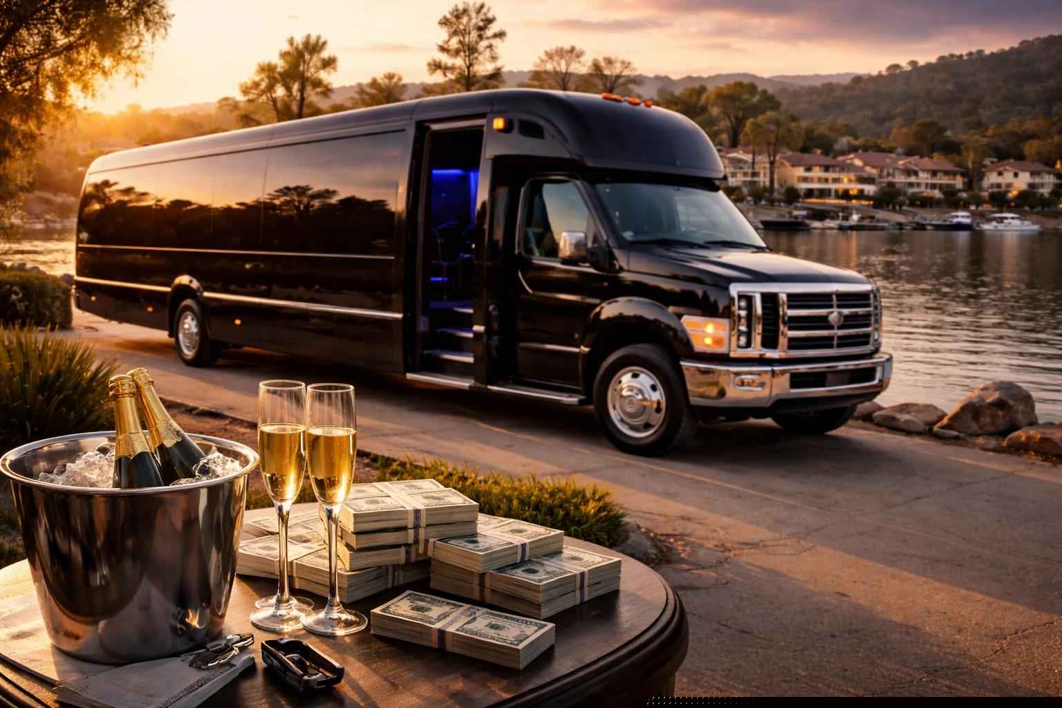 How Much Does Limo Bus Rental Cost In Lake San Marcos California?