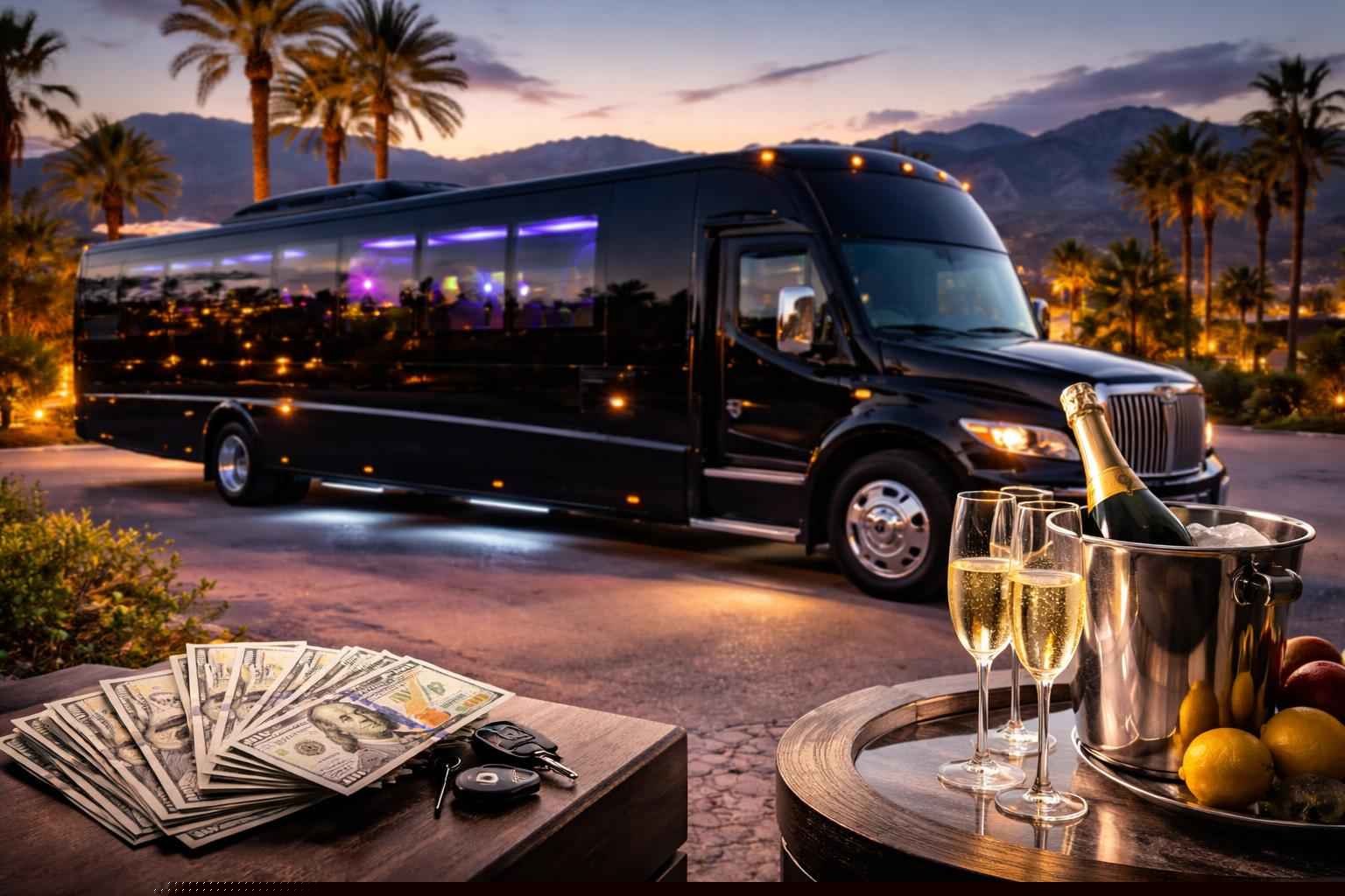 How Much Does Party Bus Rental Cost In Borrego Springs California?
