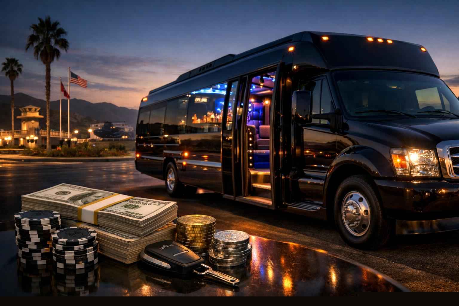 How Much Does Party Bus Rental Cost In Camp Pendleton Mainside California?
