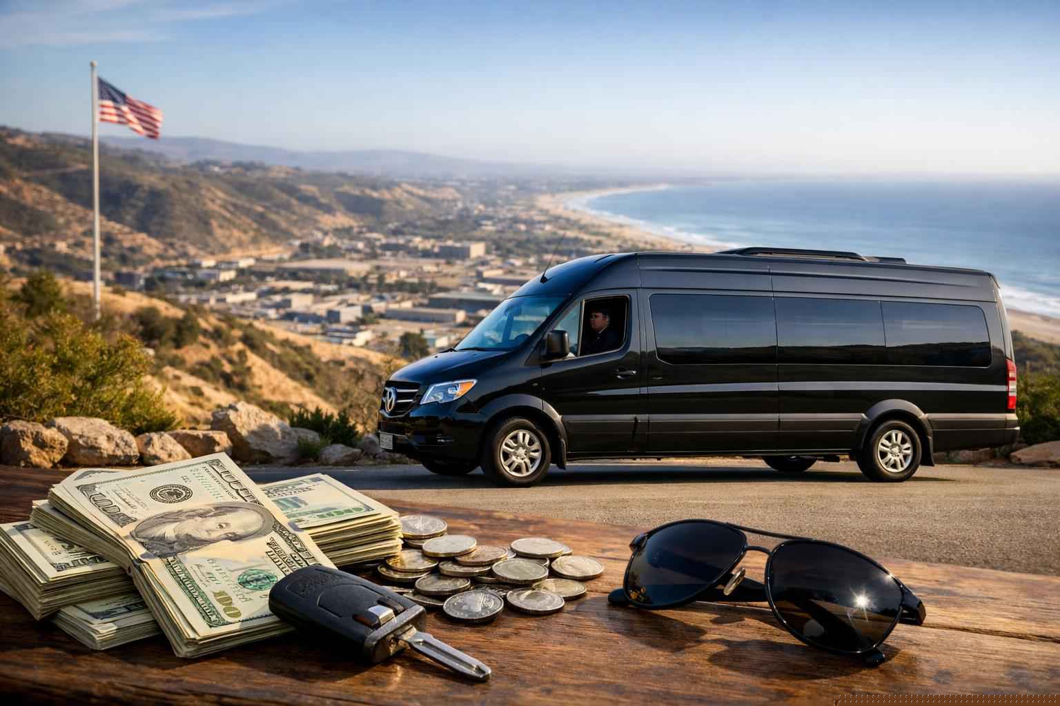 How Much Does Passenger Van With Driver Cost In Camp Pendleton South California