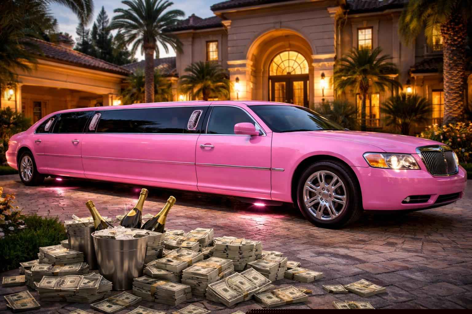 How Much Does Pink Limo Rental Cost In Fairbanks Ranch Ca?