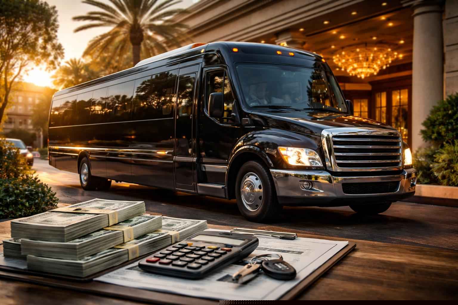 How Much Does Shuttle Bus Rental Cost In Bostonia California?