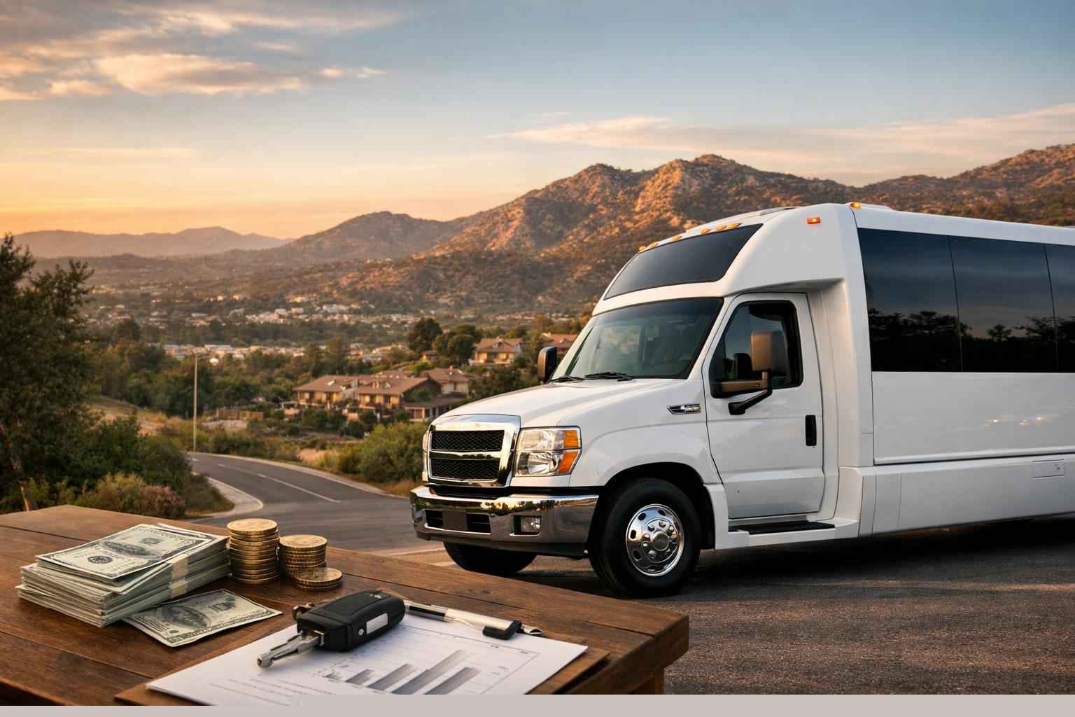 How Much Does Shuttle Bus Rental Cost In Granite Hills California?