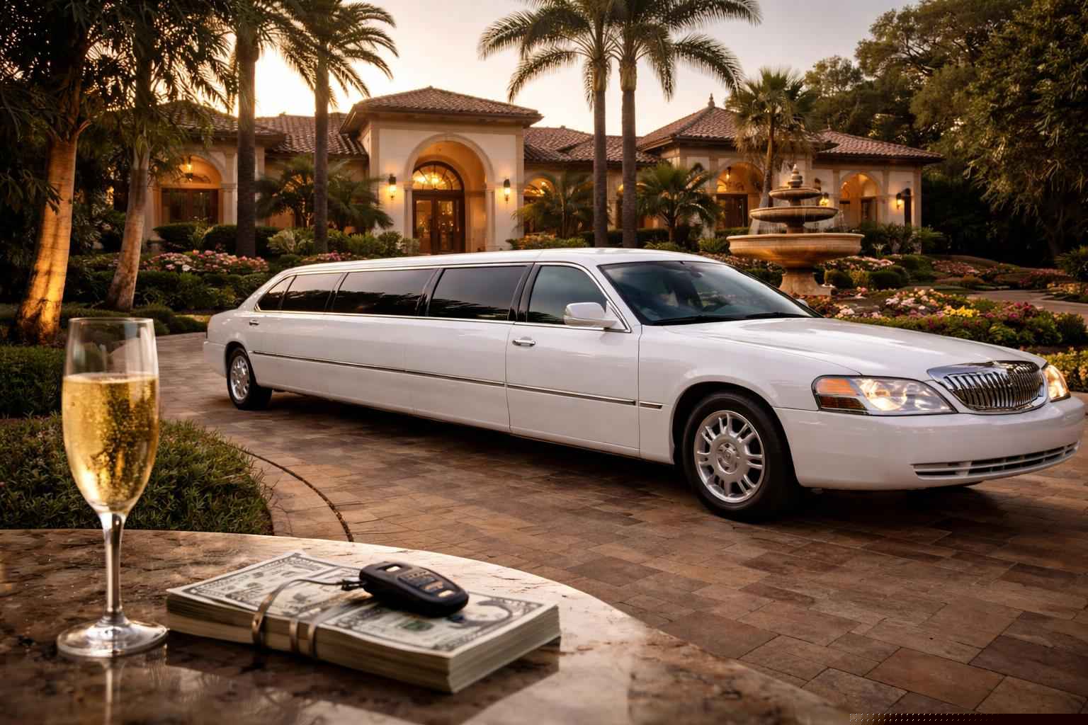How Much Does White Limo Rental Cost In Fairbanks Ranch Ca