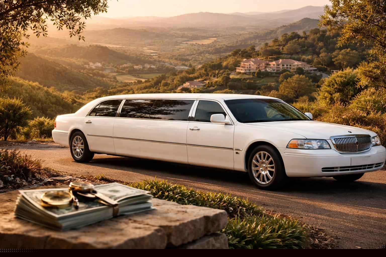 How Much Does White Limo Rental Cost In Hidden Meadows Ca?