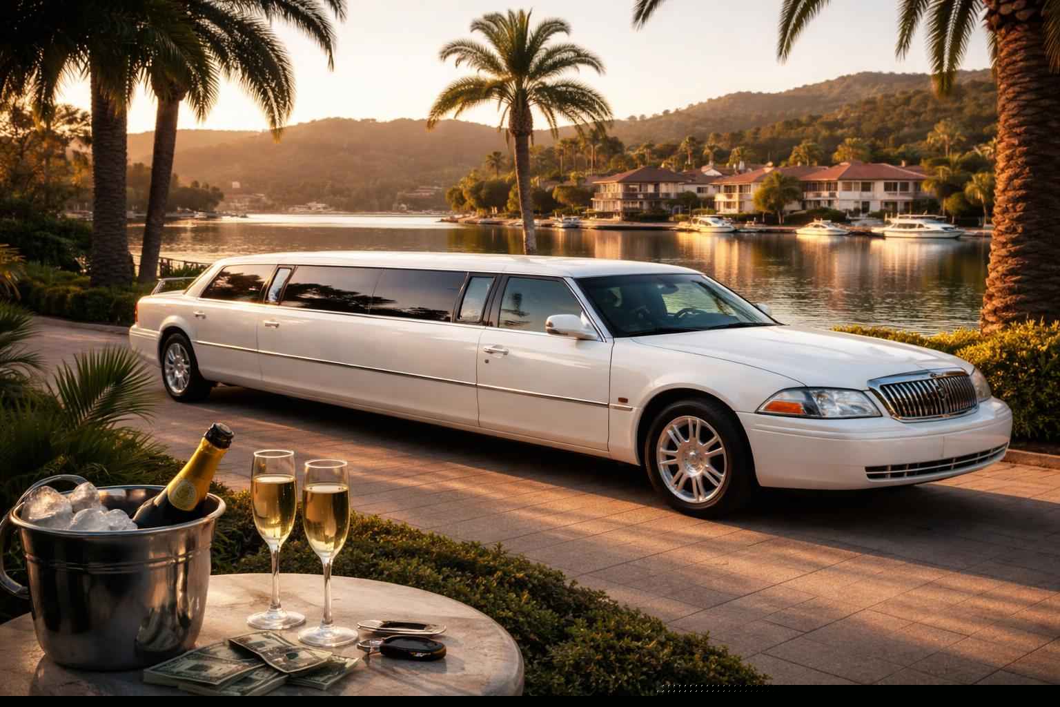 How Much Does White Limo Rental Cost In Lake San Marcos California?