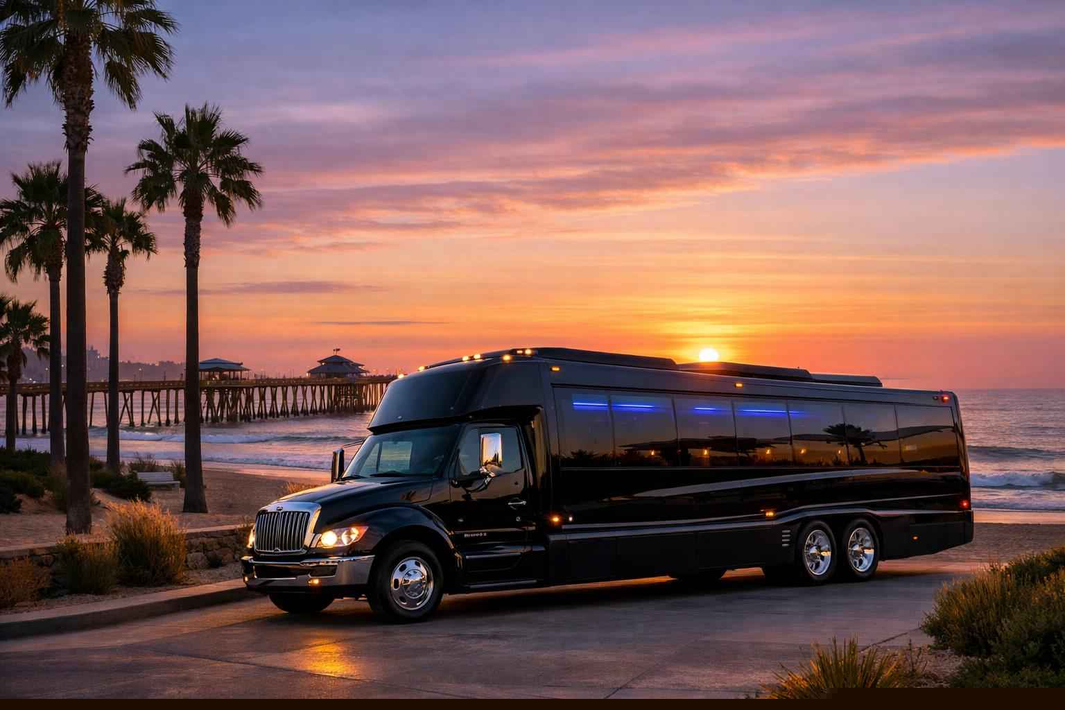 Imperial Beach California Limo Bus Rental