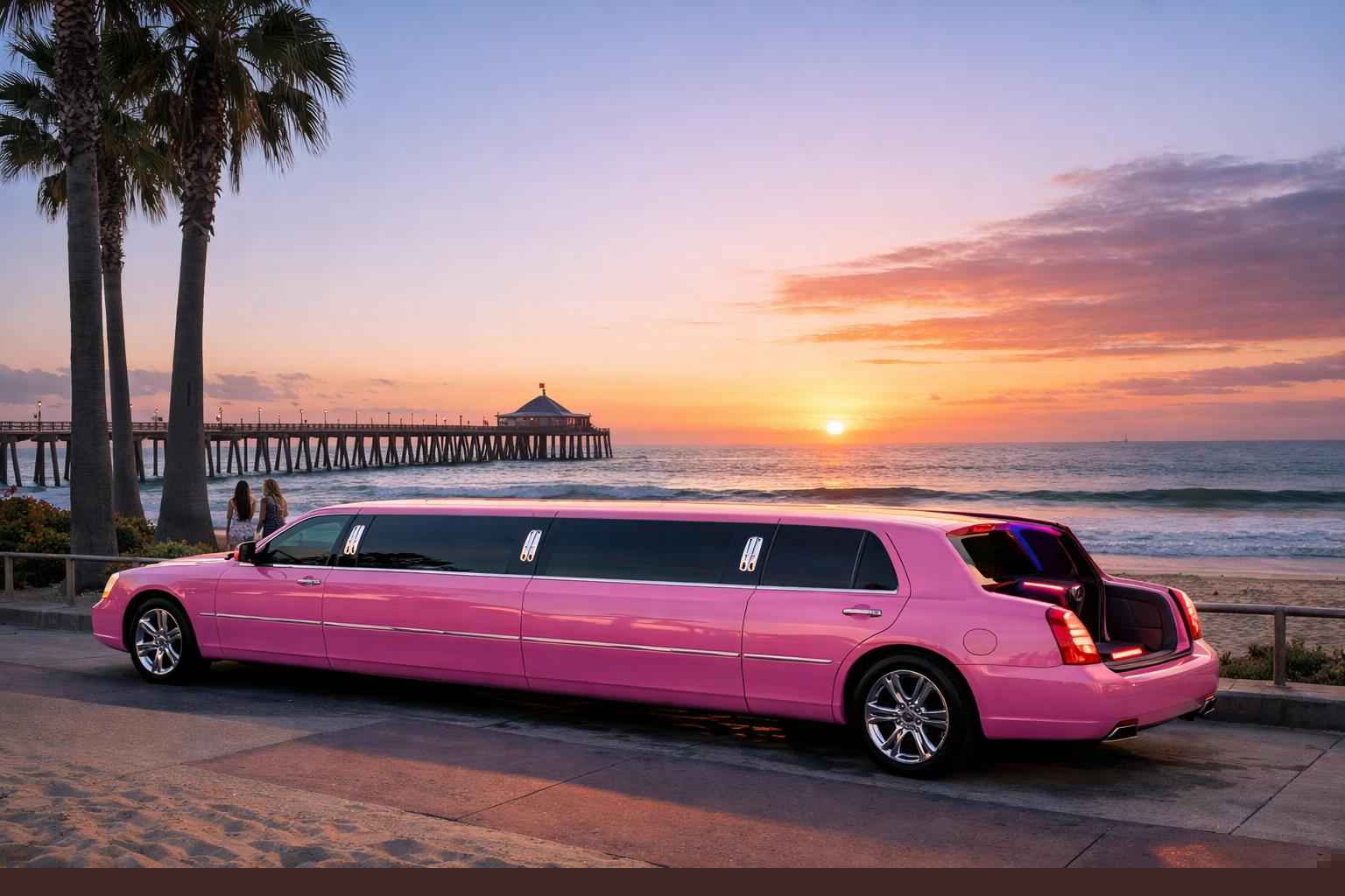 Imperial Beach California Pink Limo Rental