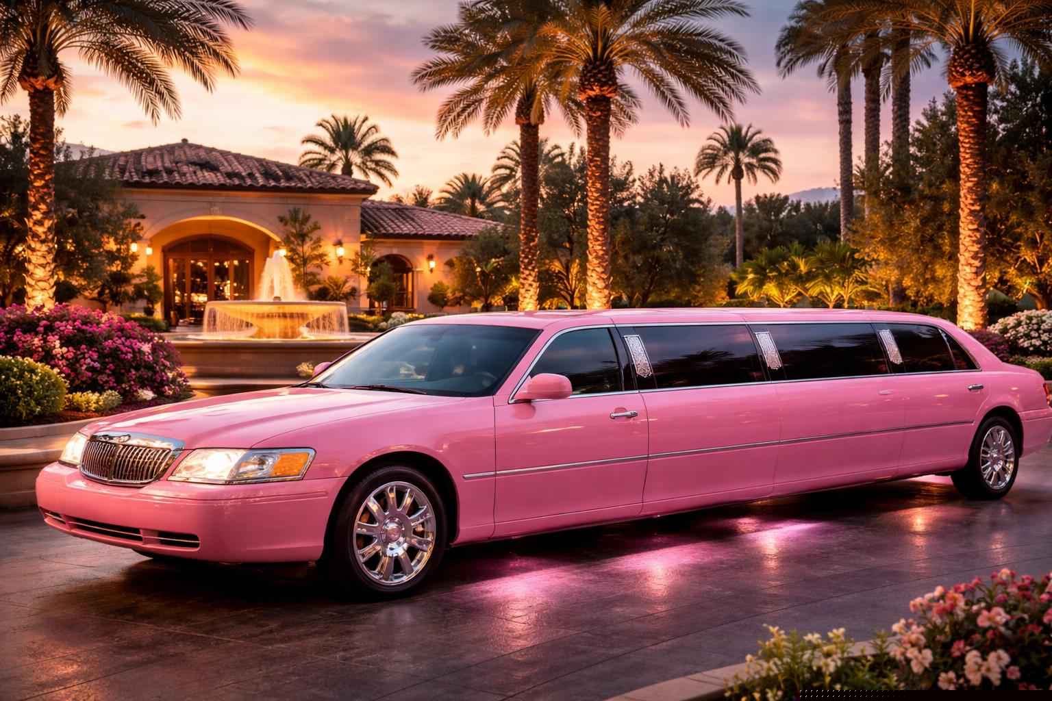 Jamul California Pink Limos