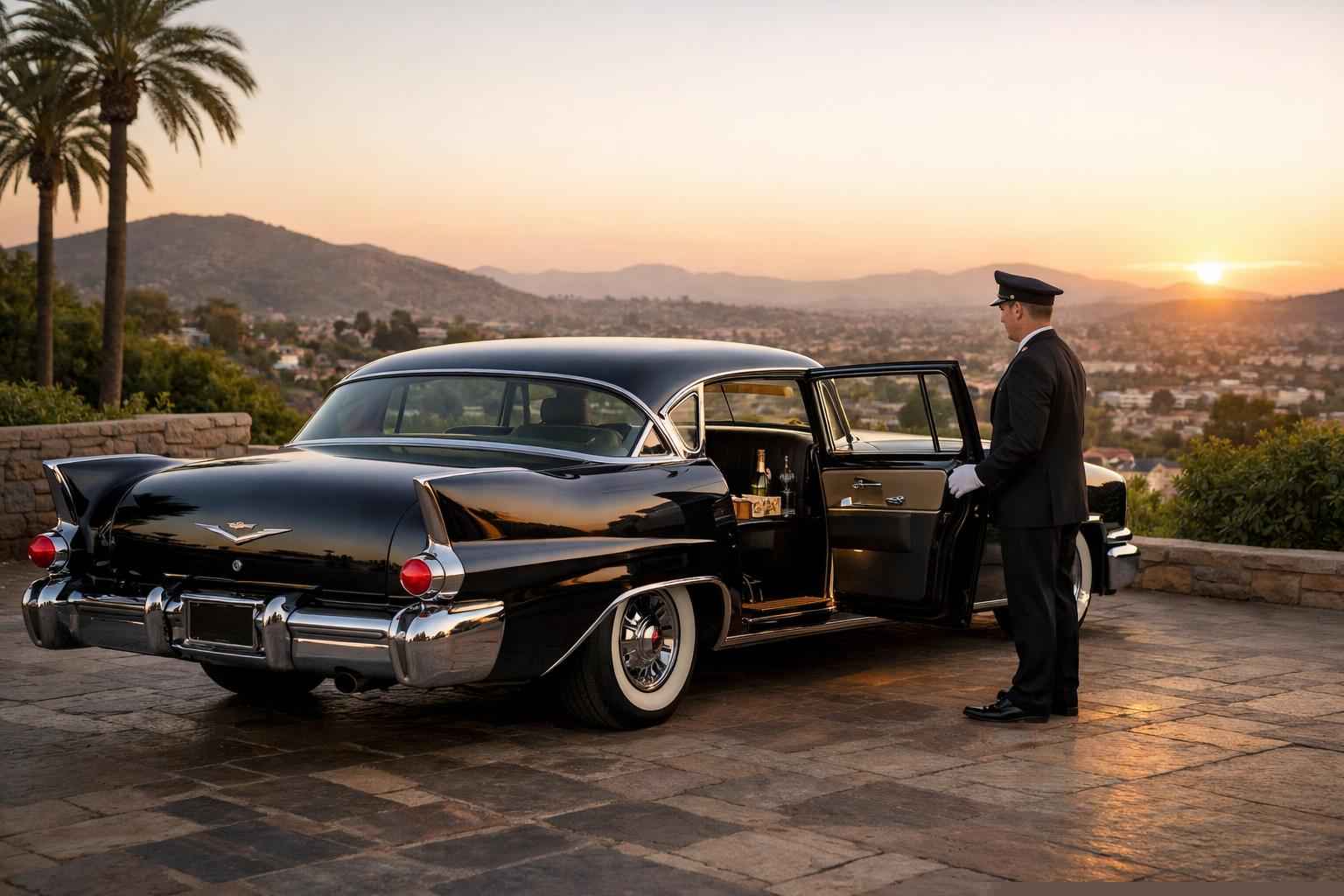 La Mesa California Classic Car Chauffeur Service