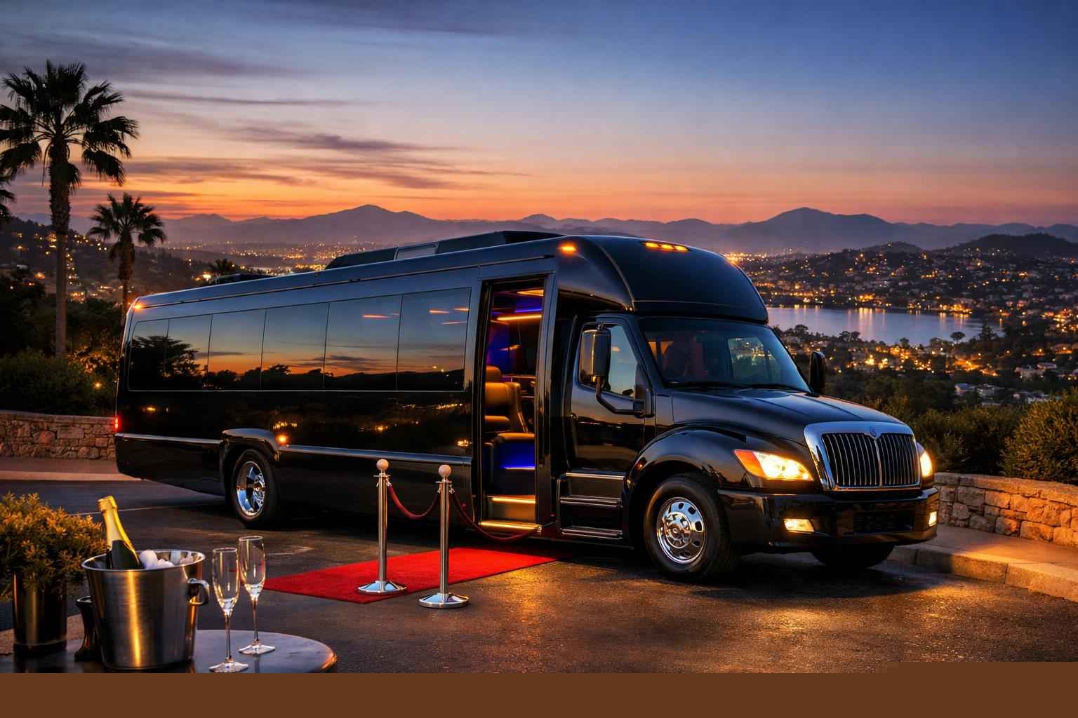 La Mesa California Limo Bus Rental