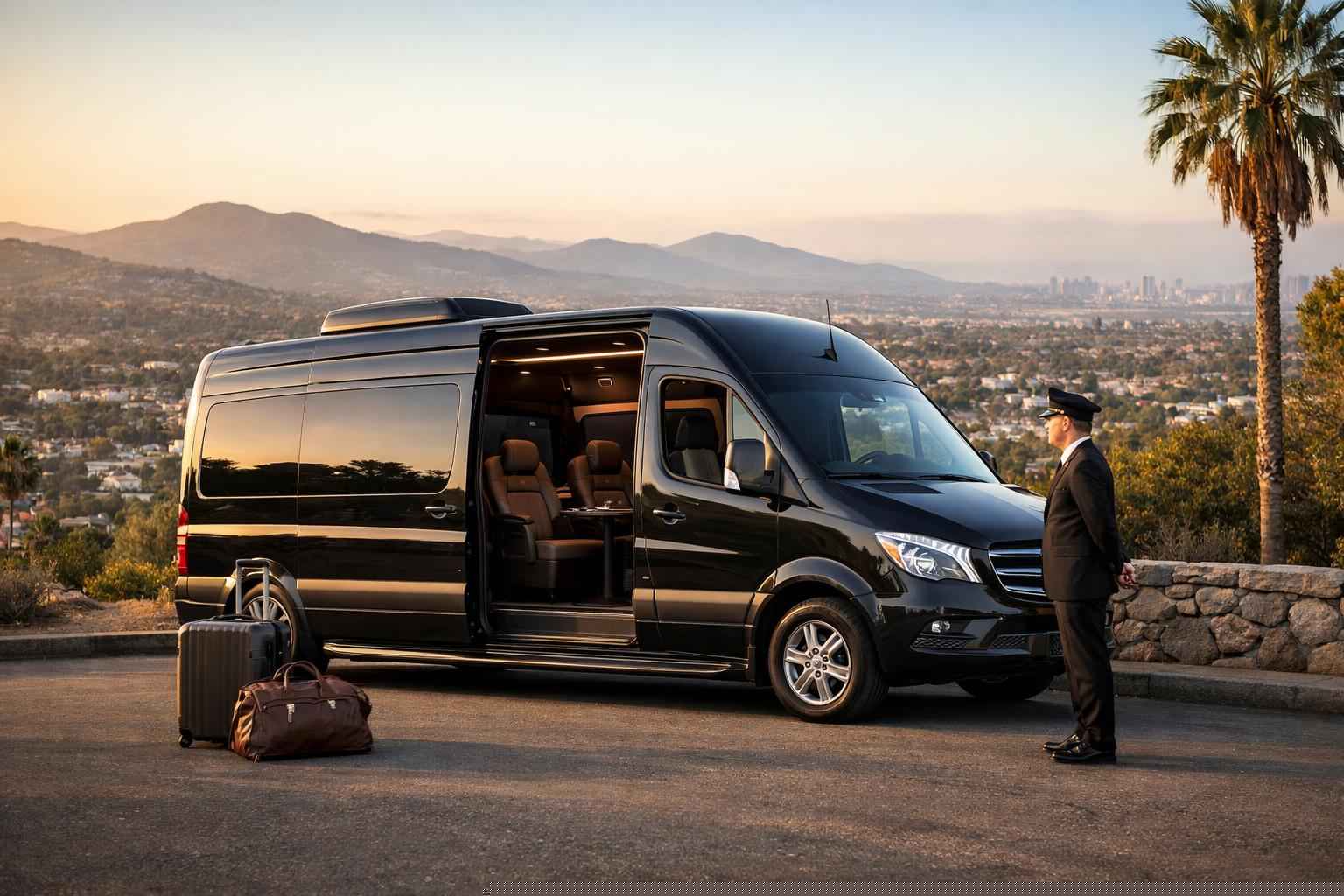 La Mesa California Sprinter Van Rental With Driver