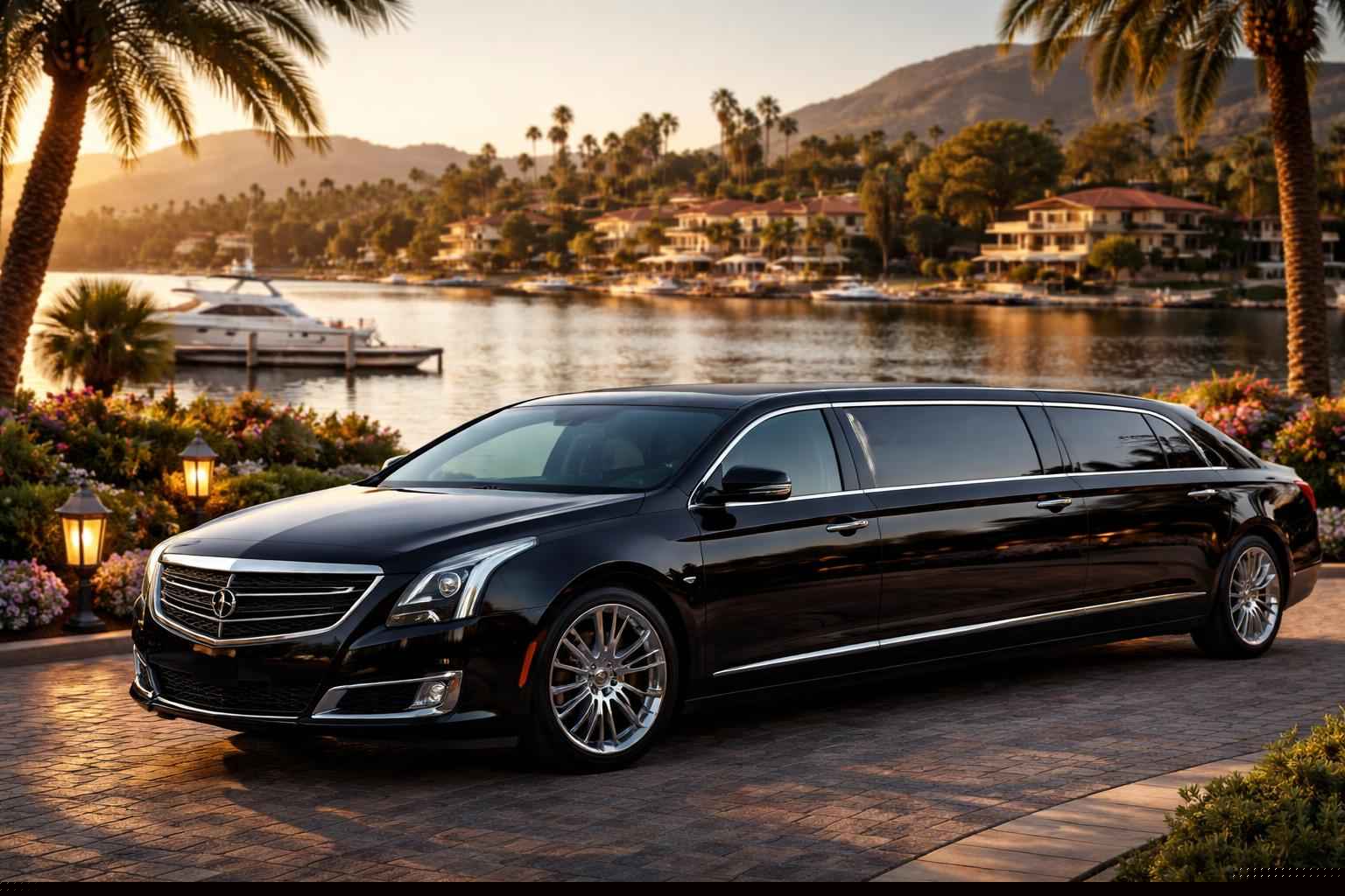 Lake San Marcos California Black Limos