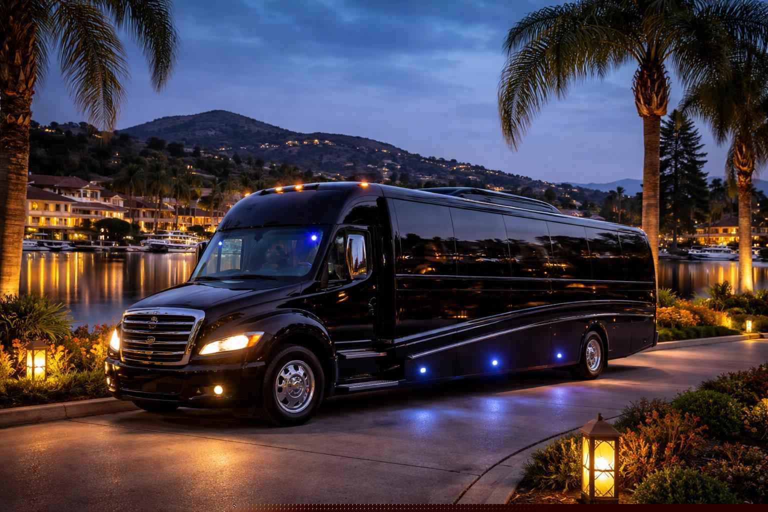 Lake San Marcos California Black Party Bus Service
