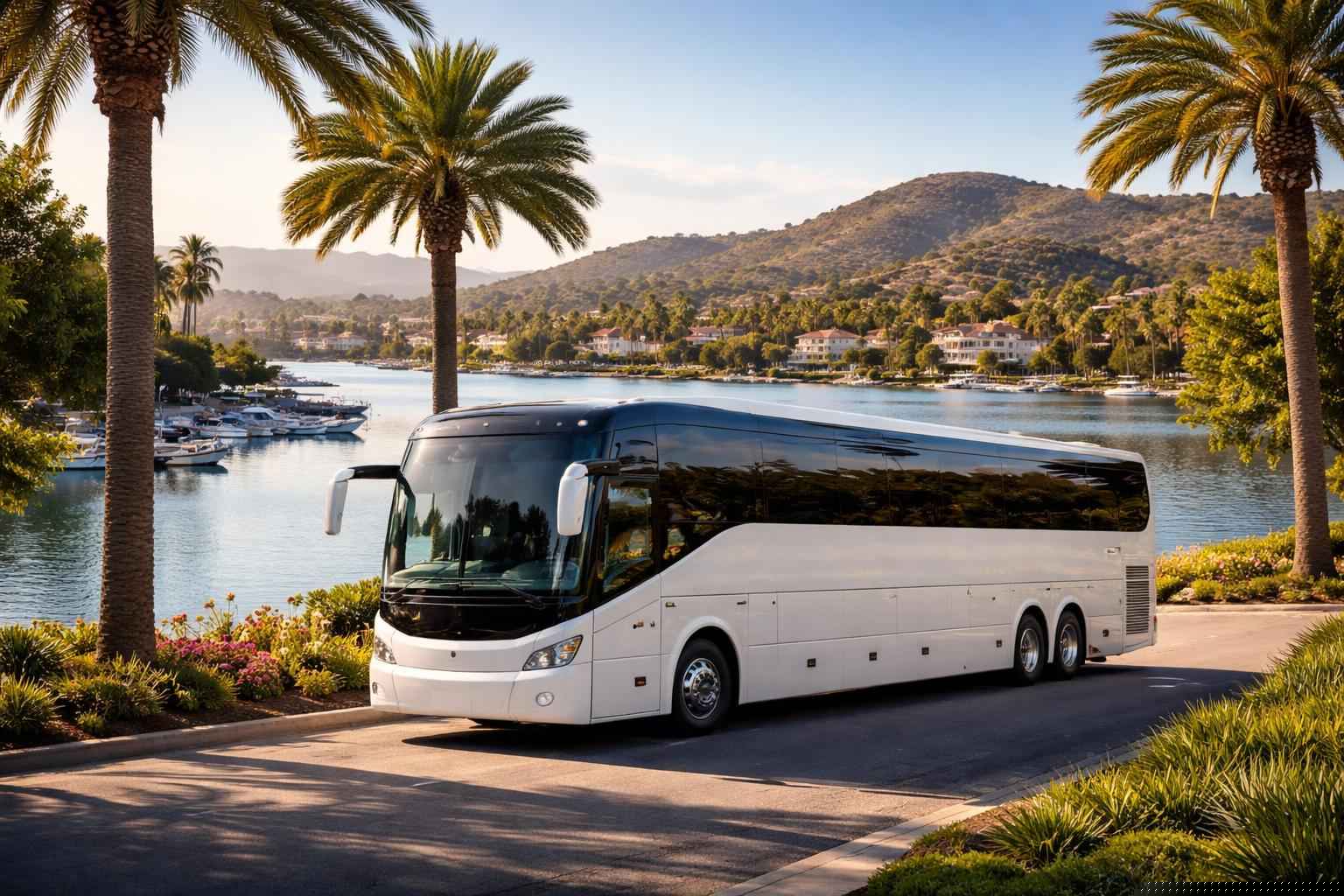 Lake San Marcos California Charter Bus Service