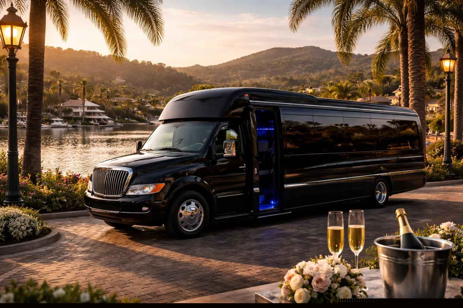 Lake San Marcos California Limo Bus Service
