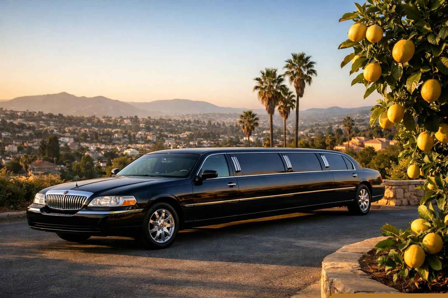 Lemon Grove California Black Limo Rental