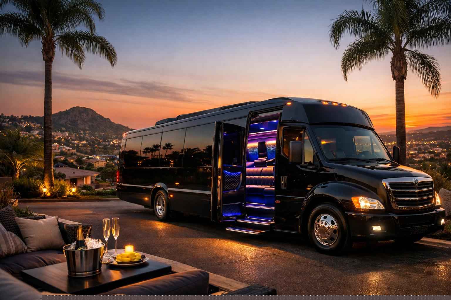Party Bus Rental In Lemon Grove California Lemon Grove California Party Bus Rental