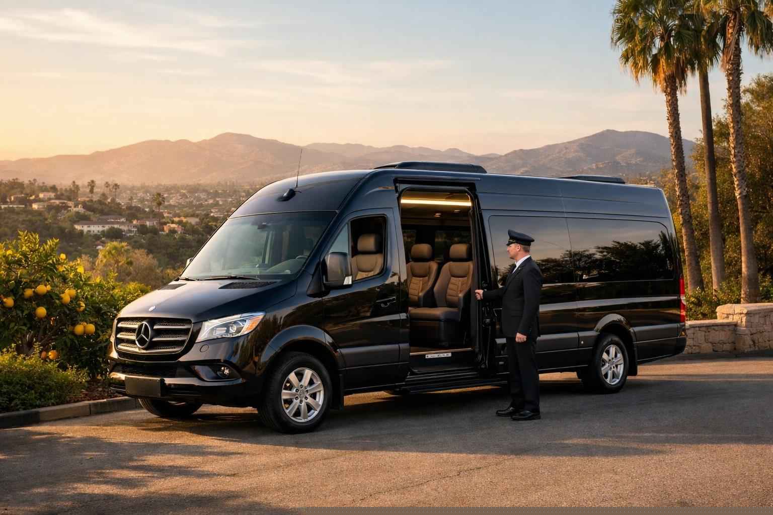 Lemon Grove California Passenger Van With Driver