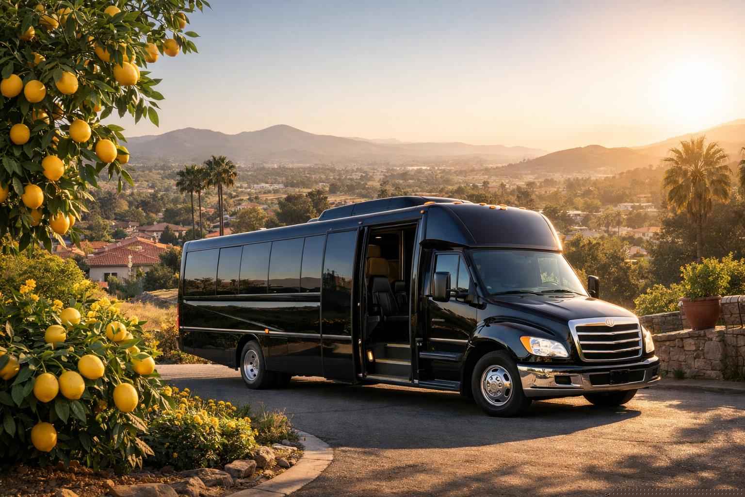 Lemon Grove California Shuttle Bus Rental