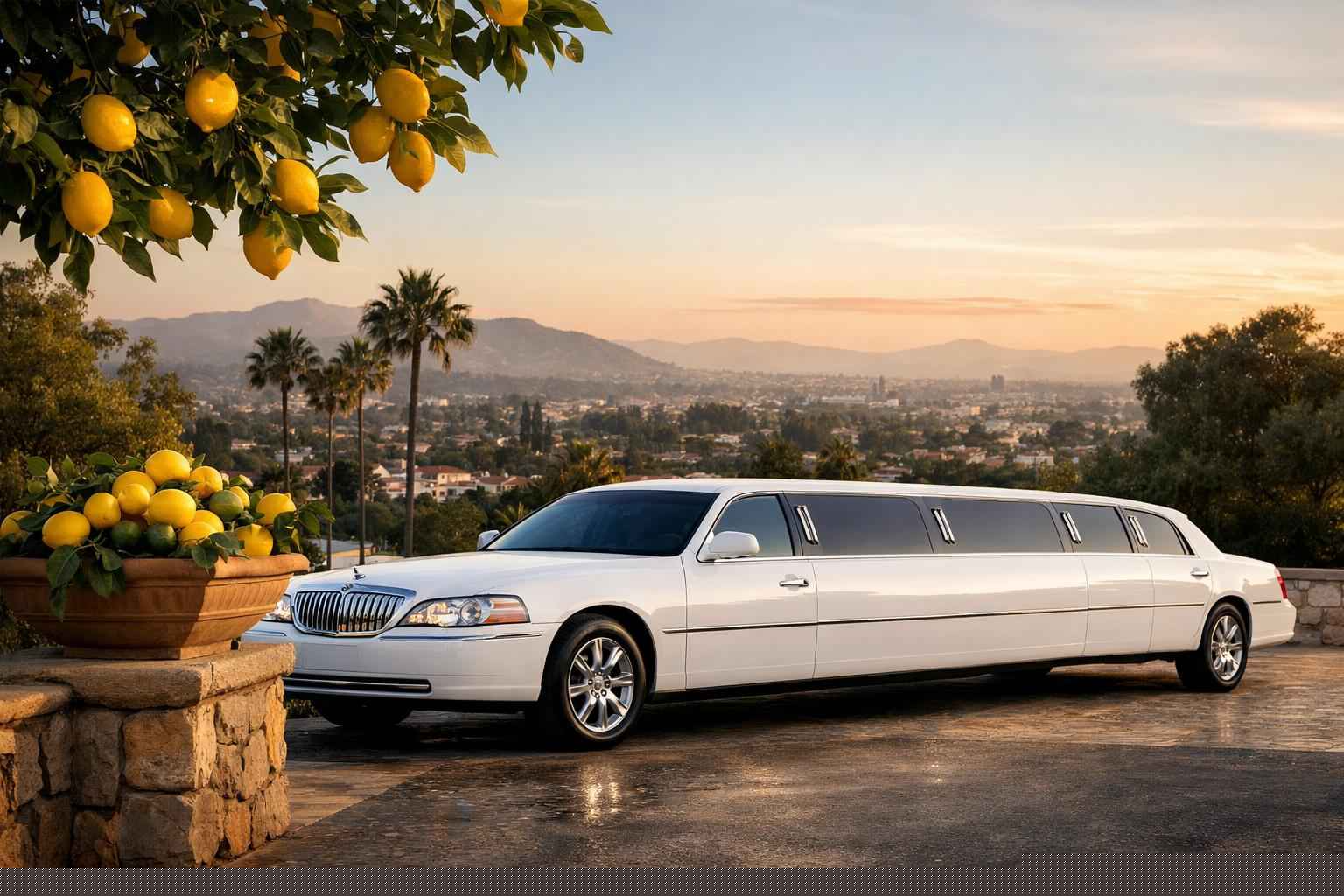 Lemon Grove California White Limo Rental