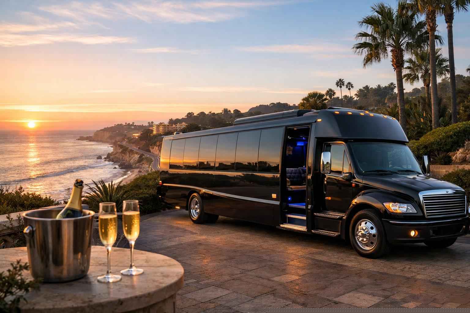 Limo Bus Rental Del Mar Ca