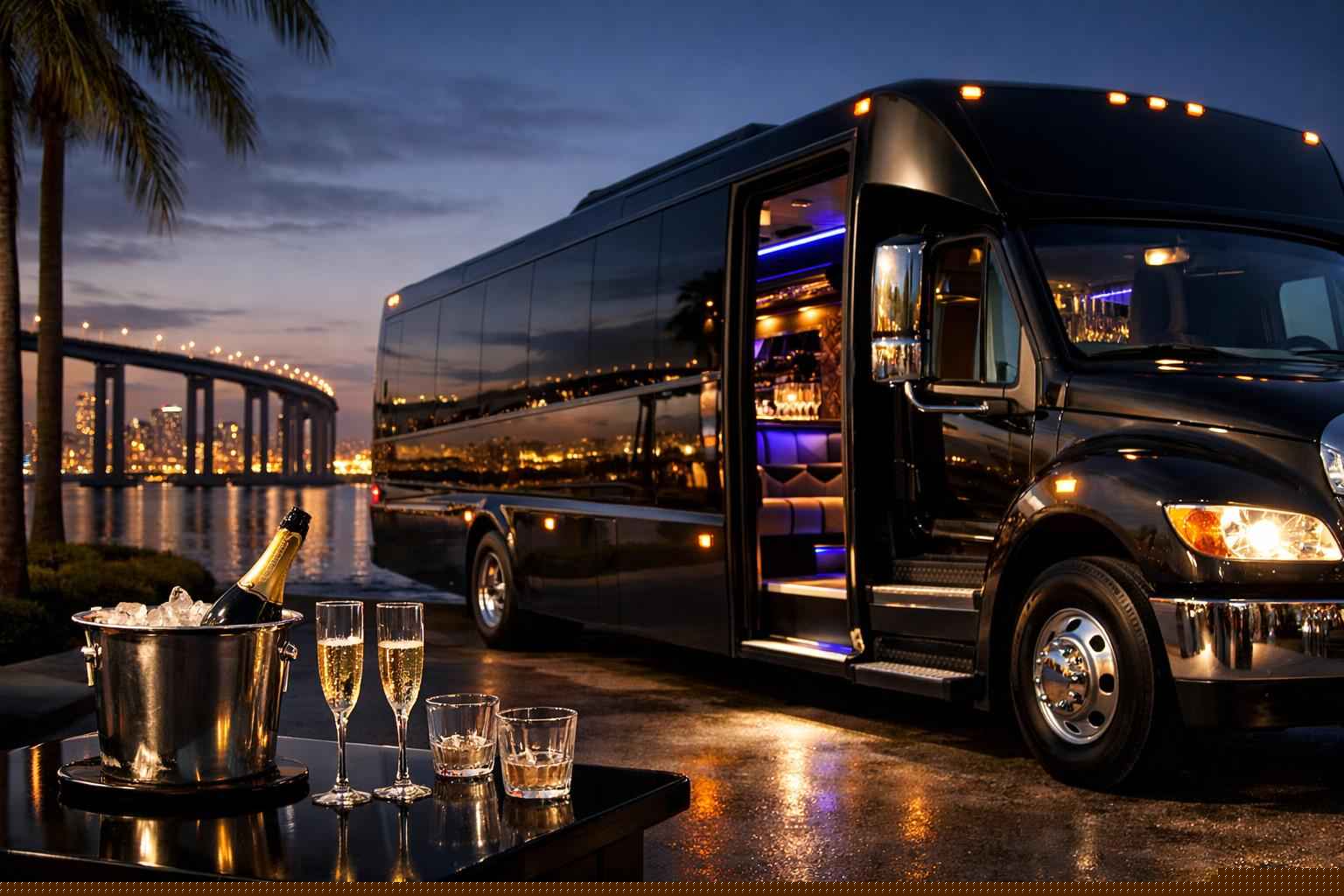 Limo Bus Rental National City Ca