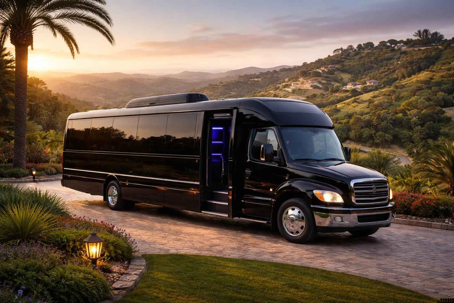 Limo Bus Rental Near Me In Hidden Meadows Ca