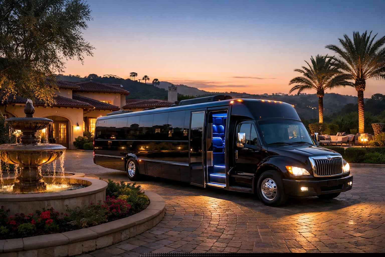 Limo Bus Rental In Rancho Santa Fe California Limo Bus Rental Near Me Rancho Santa Fe Ca