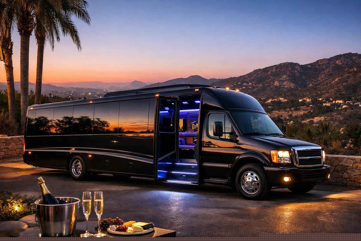 Limo Bus Rental Poway Ca