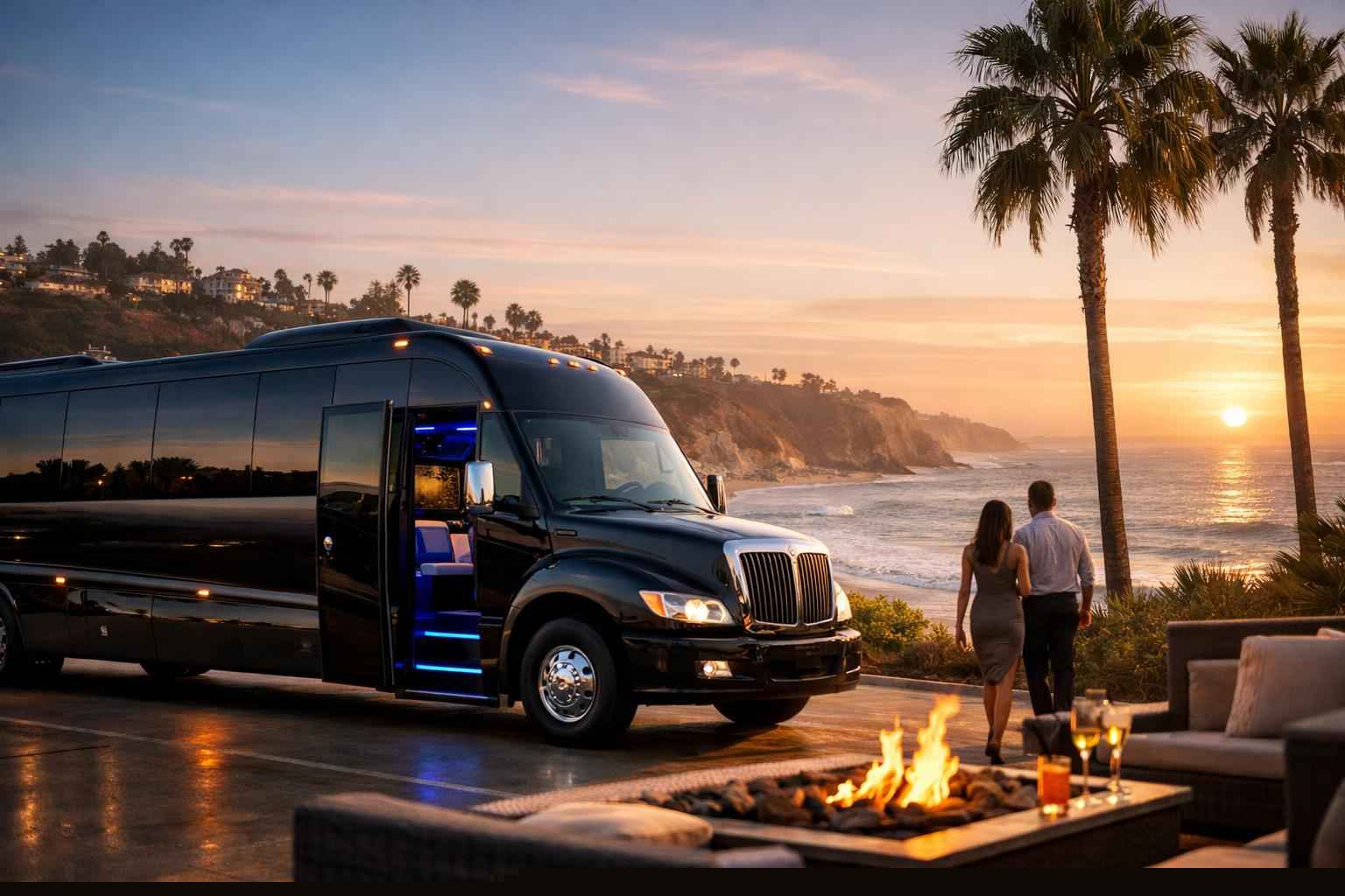 Limo Bus Rental Services In Del Mar California