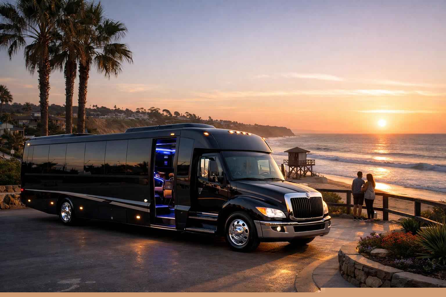 Limo Bus Rental Services In Solana Beach California
