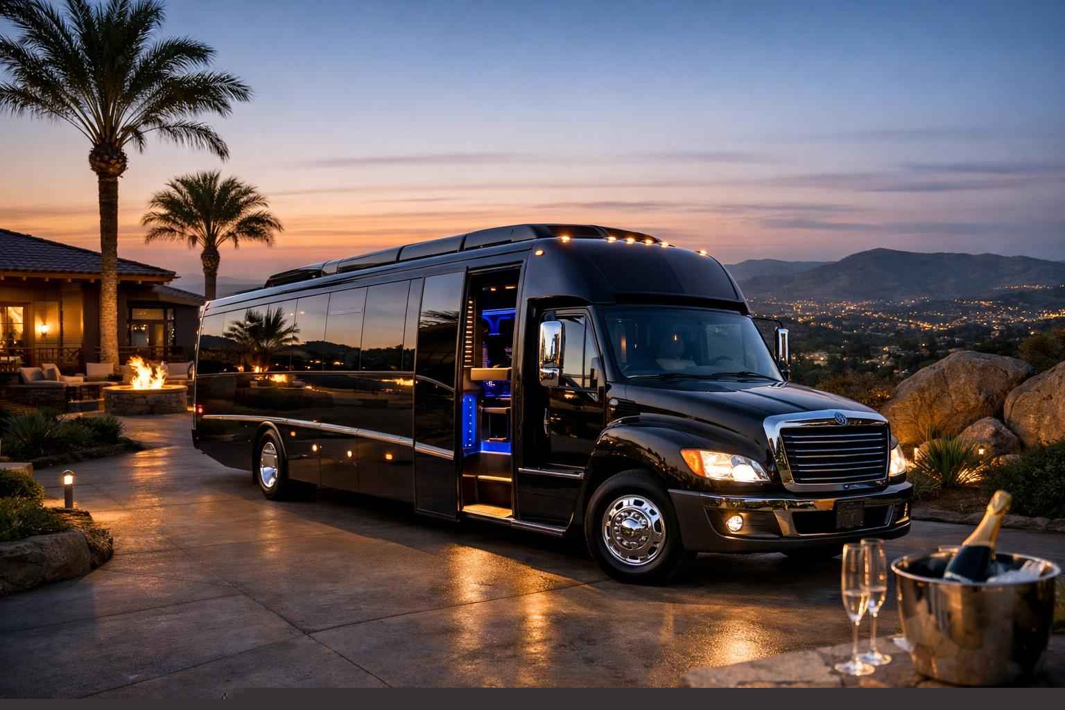 Limo Bus Rental Services In Vista California