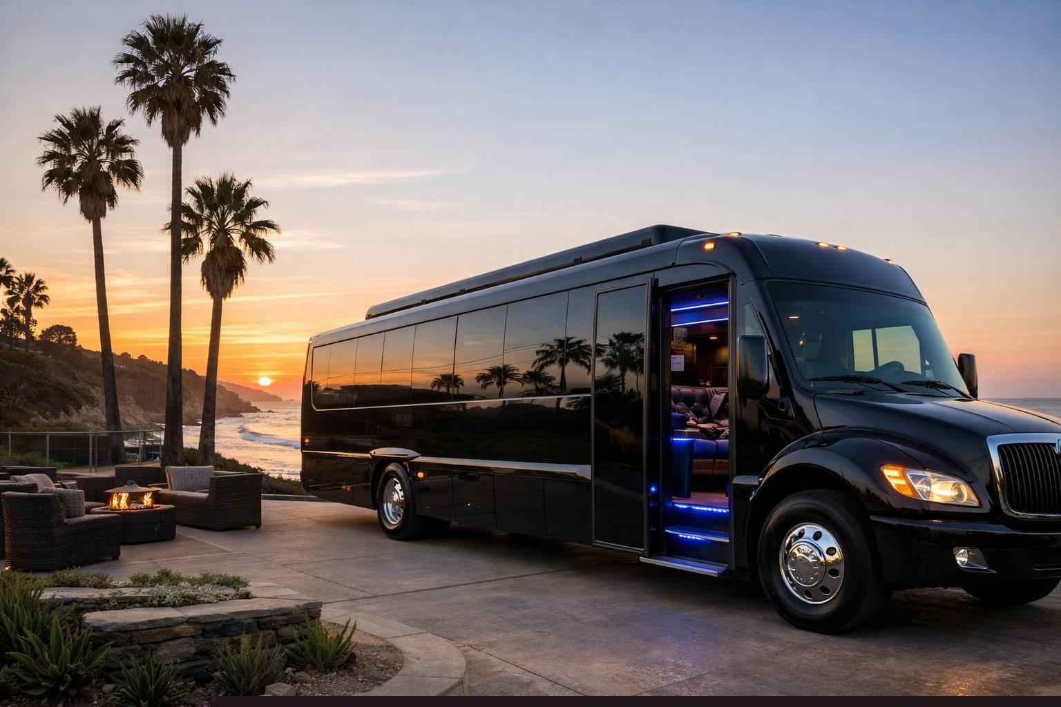Limo Bus Rental Solana Beach Ca